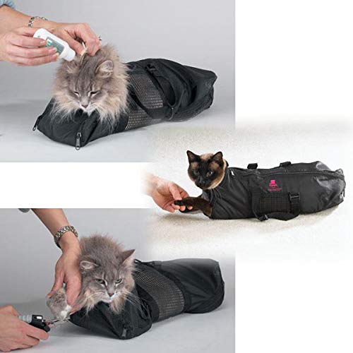 REFURBISHHOUSE Suministro de Mascotas Bolsa de Aseo para Gatos - Bolsa de Sujeción para Gatos, Accesorio de Aseo del Gato
