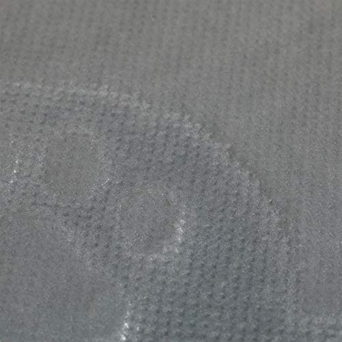 Relaxdays Alfombrilla higiénica para Arena de Gatos, Antideslizante, Impermeable, PVC, 40 x 59 cm, Color Gris