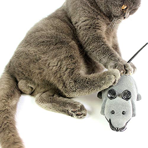 Remota Rata Control del ratón de Juguete, eléctricos inalámbricos RC Juguete para Gatos Juguetes para Mascotas en Gatito del Gato del Perro casero de la Novedad Regalo