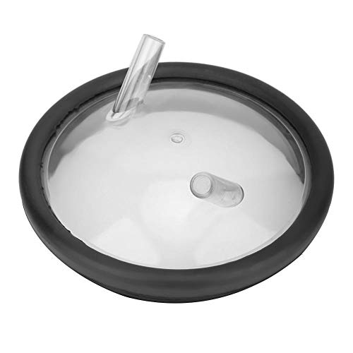 Rockyin La Tapa de plástico Transparente Cubo de la Leche y la Junta for el ordeño de la máquina Dos Tapa Abierta