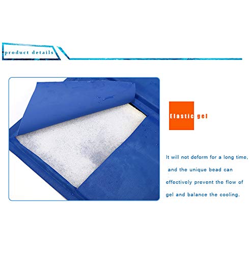 ruoxi Dog Bed, Antibacterial and Deodorizing Gel Self-Cooling Pet Ice Pad Low-Carbon Environmentally-Friendly Washable and Easy-to-Clean Dog Mat - 2 Styles - Floor Sofa For Home Use
