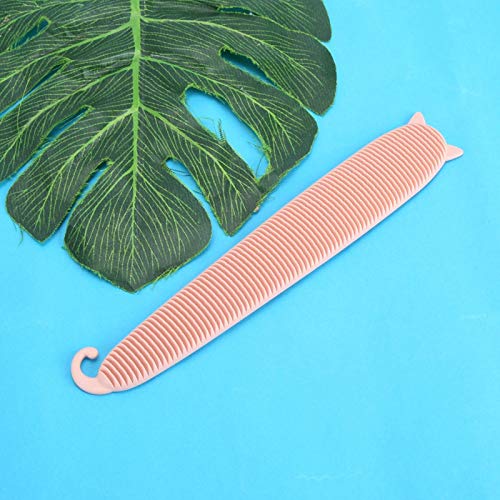 SALUTUYA Cepillo de Lengua para Mascotas Textura de Lengua de Gato Gris y Rosa Hacer Que el Gato se relaje(Morandi Powder)