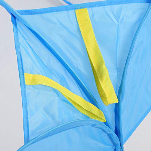 SALUTUYA Gallinero Plegable Azul, Negro para Pollo(Blue)
