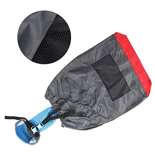 SALUTUYA Material de Tela Oxford, Bolsa de Arrastre para Perros paralizados, Accesorio de protección para Mascotas Lateral con Apertura de Cremallera,(XS)