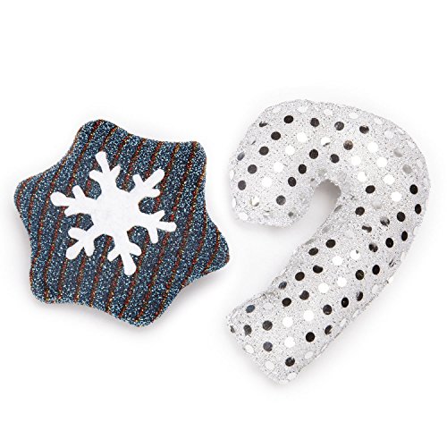 SAVVY TABBY Manivela de Inteligente de Gato Kitty Vacaciones Masticar Juguetes Set
