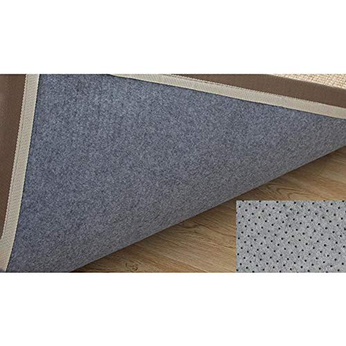 SCAHUN Felpudo Estera De Sisal Natural,Borde Bicolor con Respaldo Antideslizante No Tejido Resistente Al Desgaste Rascador De Gato Multifuncional,Blue-50x80cm