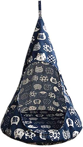 SCRT Colgando Cama del Gato del Perro casero Hamaca Hamaca Cama de Gato (Color : Blue Cat, Size : 45×45×56 cm)