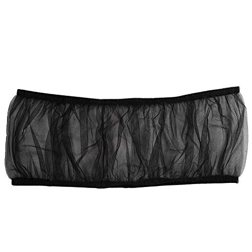 Seacanl Recogedor de Semillas, Cubierta de Jaula de pájaros, Protector de Semillas para Loros Productos para Mascotas para periquitos(Black)