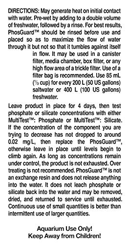 Seachem - Phosguard Extractor de silicato y fosfato