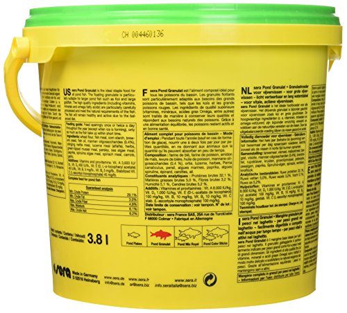 sera Granulado para Estanque, 3.800 ml