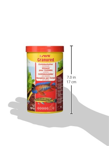 Sera Gránulos con Efecto potenciador de Color para cíclidos carnívoros Granured