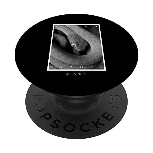 Serpiente Gato Verde Boiga Cyanea PopSockets PopGrip: Agarre intercambiable para Teléfonos y Tabletas