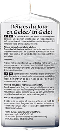 Sheba Délices du Jour – Nourriture Humide pour Chat Adulte - Sélection aux Poissons en Gelée – Sachets Fraîcheur 72 x 50g