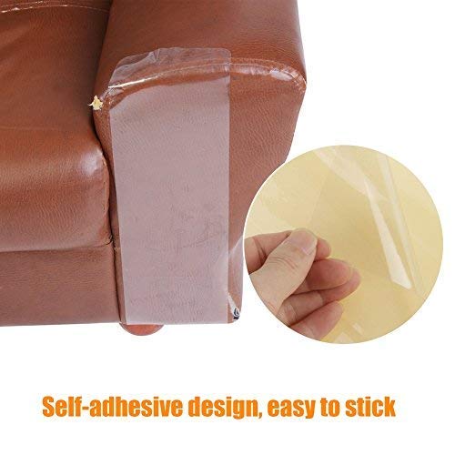 Sheens Cat Couch Protector, 2PCS Muebles Sofá Protector Pet Cat Large Scratch Guard Clear Rascador Autoadhesivo para tapicería Puertas Paredes Colchón