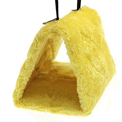 shuxuanltd Juguetes Loros Periquitos Accesorios para Jaulas De PáJaros Juguetes Colgantes Juguetes para Columpios Ferris Wheel Cuerda De AlgodóN Nibble Toy Chip De Madera Yellow,m