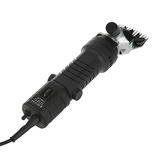 Sinbide 690W Maquina de Esquilar Eléctrica para Oveja Tijeras Máquinas para Esquiladora Tijeras de Lana Ovino Alpaca 6 Velocidades Ajustables Cuidado del Oveja (B-Negro)