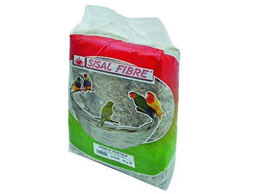 SISAL FIBRE Fondo de Jaula Animale/Vegetal para pájaro 500 G