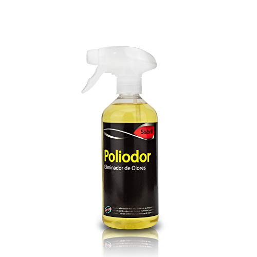 Sisbrill Poliodor, Eliminador Malos Olores - Todo tipo de olores, tabaco, humedad, mascotas - 500 ml
