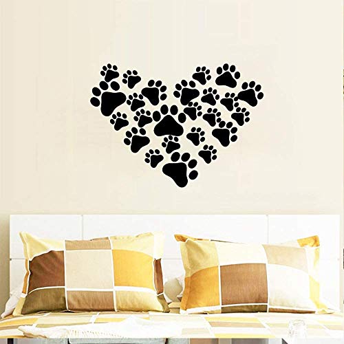 SITAKE 76 pegatinas para decoración de perros, 40 pegatinas para mascotas con estampado de pata de perro y 36 pegatinas para huesos de perro, pegatinas para la habitación de niñas y niños