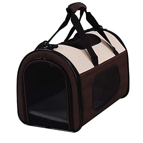 Slow Time Shop Transportín para Perros y Gatos de Cara Suave transportador de Viaje, fácil de Transportar para Perros y Gatos, Apto para Perros pequeños y Gatos