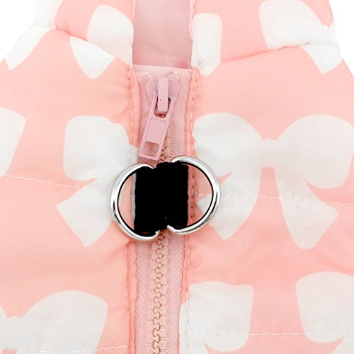 smalllee _ Lucky _ store arnés pequeño perro gato chaleco niño Niña mascota Invierno Ropa Acolchado