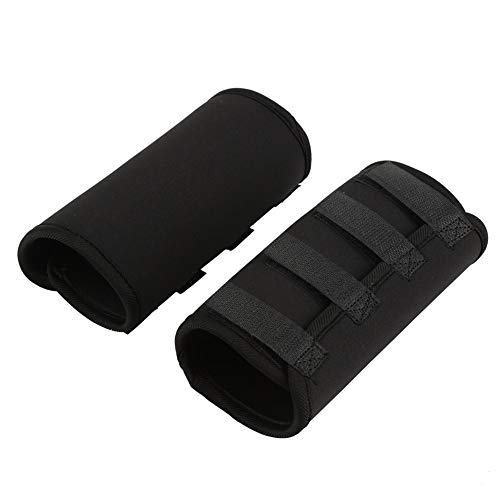 Smandy Almohadillas para la Rodilla del Perro, 1 par de Patas Delanteras del Perro Brace Rodillas Mascota Lesión quirúrgica Vendaje Wrap Heal Protector de heridas(Negro, l)
