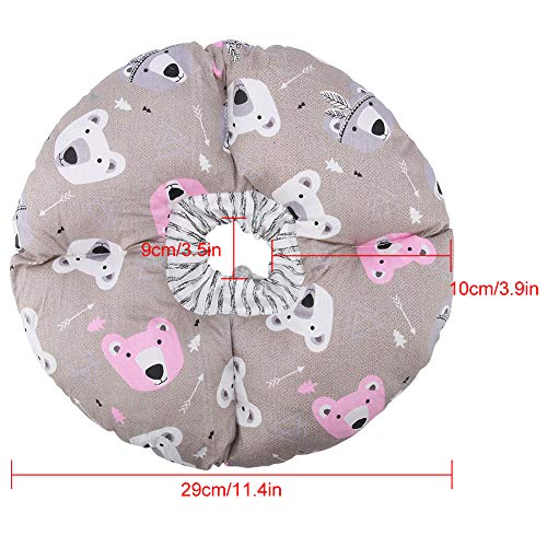 Smandy Collar de protección para Mascotas, Círculo de Borde Suave para Mascotas Collar de protección contra mordidas Collar de Seguridad Collar para Perros de Gato Cachorros de Mascotas(Café)