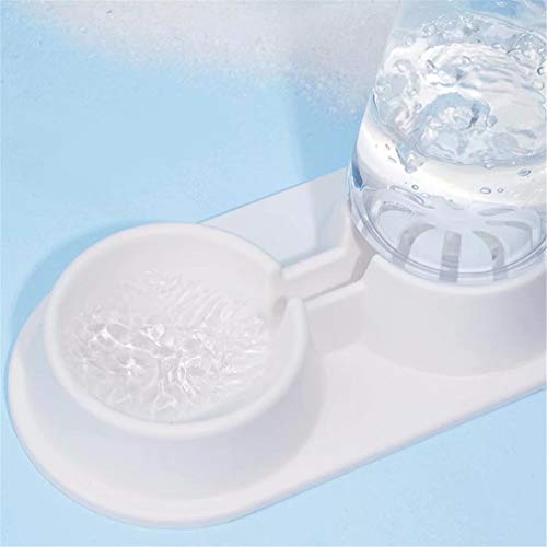 Snow Mountain - Dispensador automático para mascotas, diseño de montaña de nieve, color blanco