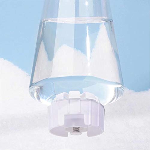 Snow Mountain - Dispensador automático para mascotas, diseño de montaña de nieve, color blanco