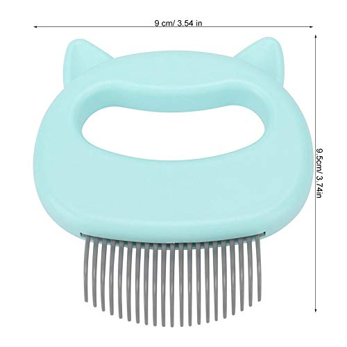 Solomi Pet Comb, ABS Shell Masaje Peine Grooming Cepillo de Limpieza del Cabello para Mascotas Gato Perro 3 Colores Opcional(Verde)