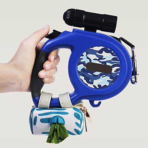 Soporte para bolsas de basura de perro, dispensador de bolsas de basura para mascotas, accesorio de correa, tela Oxford 600D, dispensador de bolsas de basura portátil con cremallera de metal duradero