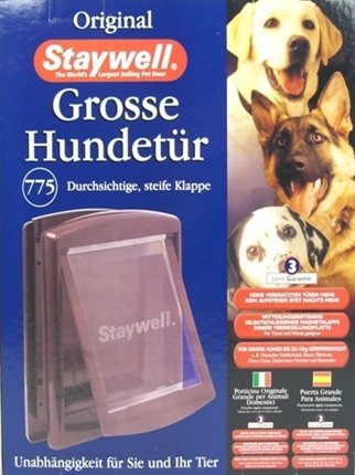 Staywell 775, perros Puerta/marrón, para perros grandes perros Tapa