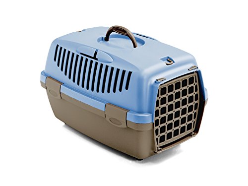 Stefanplast Gulliver 1, Puerta Plástico, 32 x 31 x 48 cm, Color Gris, Azul Claro, 49x33x28 cm, 4-97184