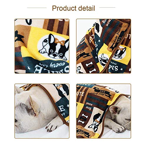 Suave y cómoda Cama para Mascotas Cama Veterinaria Manta para Cachorros Accesorios para Camas para Perros Manta para Gatos Manta para Mascotas Manta mullida Manta cálida para Perros Cama para Perros