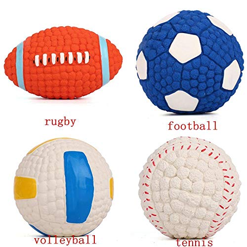 SYQY Perro Baseball Pelota de Tenis Gigante Mascota Juguetes para Masticar Perro Firma Mega Jumbo Niños Pelota de Juguete para Suministros de Entrenamiento para Perros-3 3_S