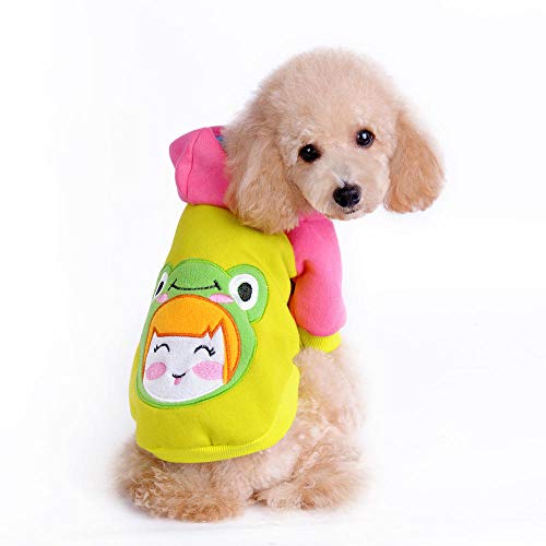 SYQY Ropa para Perros suéter de Caramelo-Verde Oscuro_XS