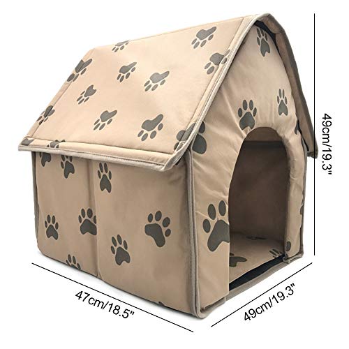 Sysow - Caseta plegable para perros y gatos