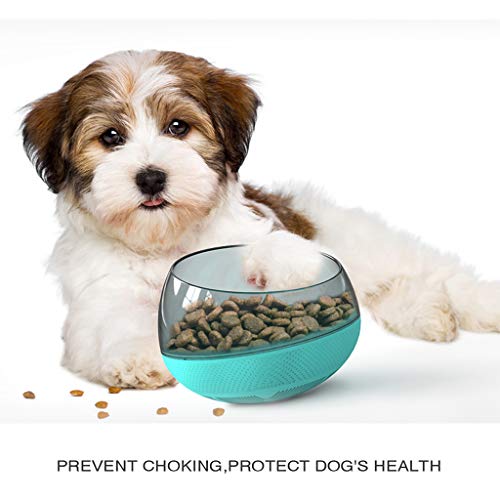 Taza de fondo redondo Antideslizante Cuenco interactivo para perros Fun Maze Alimentador automático lento, Respetuoso con el medio ambiente, Duradero, Adecuado para alimentos húmedos o secos, Para tod