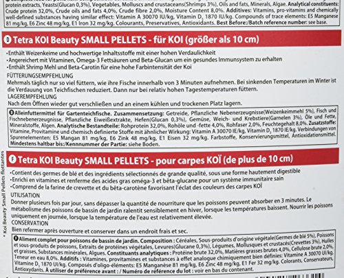 Tetra Koi Beauty Premium de Principal Forro para Salud y color PRACHT