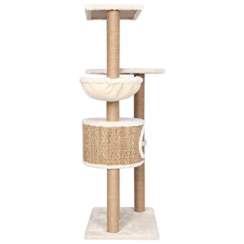 Tidyard Árbol para Gatos con Poste Rascador Árbol Rascador para Gatos 126 cm Hierba Marina