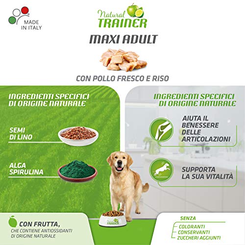 Trainer Comida de Perros Natural Adulto Maxi Pollo - 12 kg