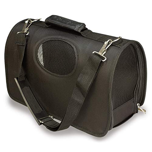 Transportín negro / S - 37 x 23 x 14 cm