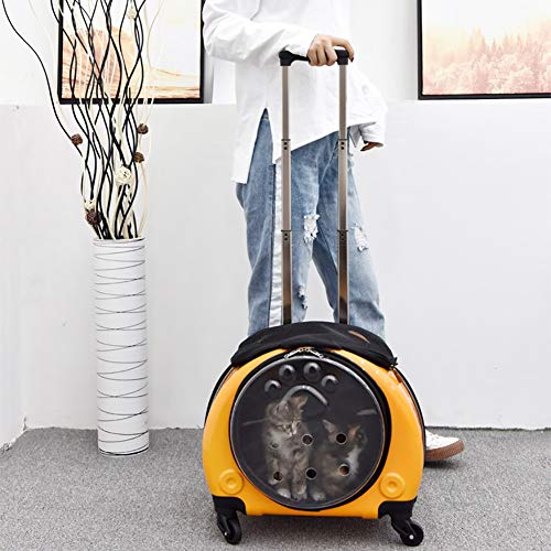 Transportin perro grande Hombros del animal doméstico del gato del perro Mochila cochecito de ruedas bolso de la bolsa del Pequeño Mediano viajes al aire libre respirable múltiples usos Colores mochil
