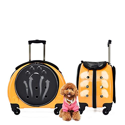 Transportin perro grande Hombros del animal doméstico del gato del perro Mochila cochecito de ruedas bolso de la bolsa del Pequeño Mediano viajes al aire libre respirable múltiples usos Colores mochil