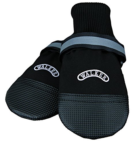 TRIXIE 2 Botas Confort Walker, Perros, Nylon, M, Negro, Perro