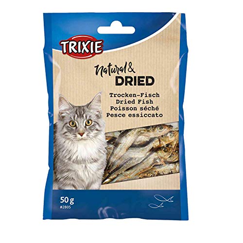 TRIXIE Anchoas secas para gatos, 50 g, Gato