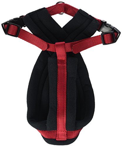 TRIXIE Arnés Confort NEW Premium, S, 35-50 cm/25 mm, Rojo, Perro