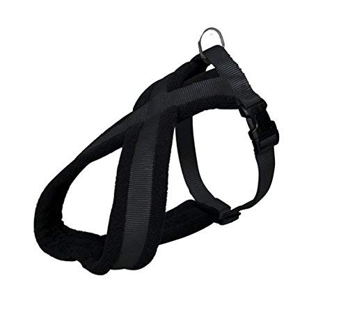 TRIXIE Arnés Confort NEW Premium, XS, 20-30 cm/10 mm, Negro, Perro