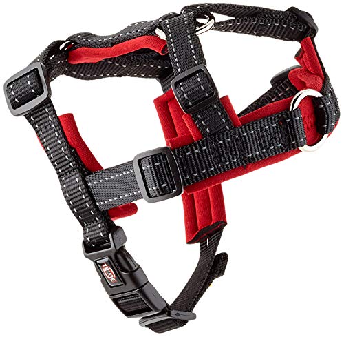 TRIXIE Arnés Guía Soft, XS–S: 37–54cm/20mm, Negro, Perro