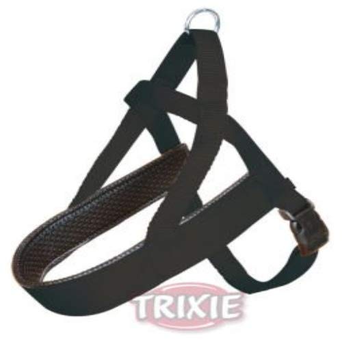 TRIXIE Arnés Noruego NEW Premium, XL, 78-100 cm/50 mm, Negro, Perro